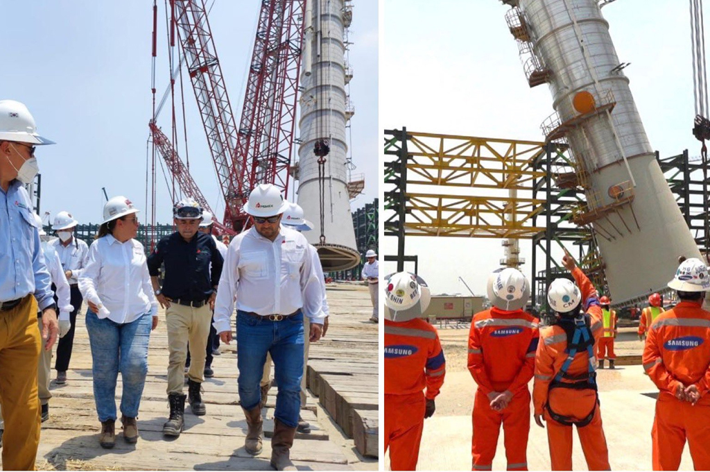 Avanza construcción de refinería Olmeca en Tabasco