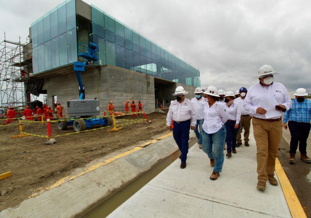 Refinería Olmeca cerró 2021 con un 72.4% de avance en su construcción