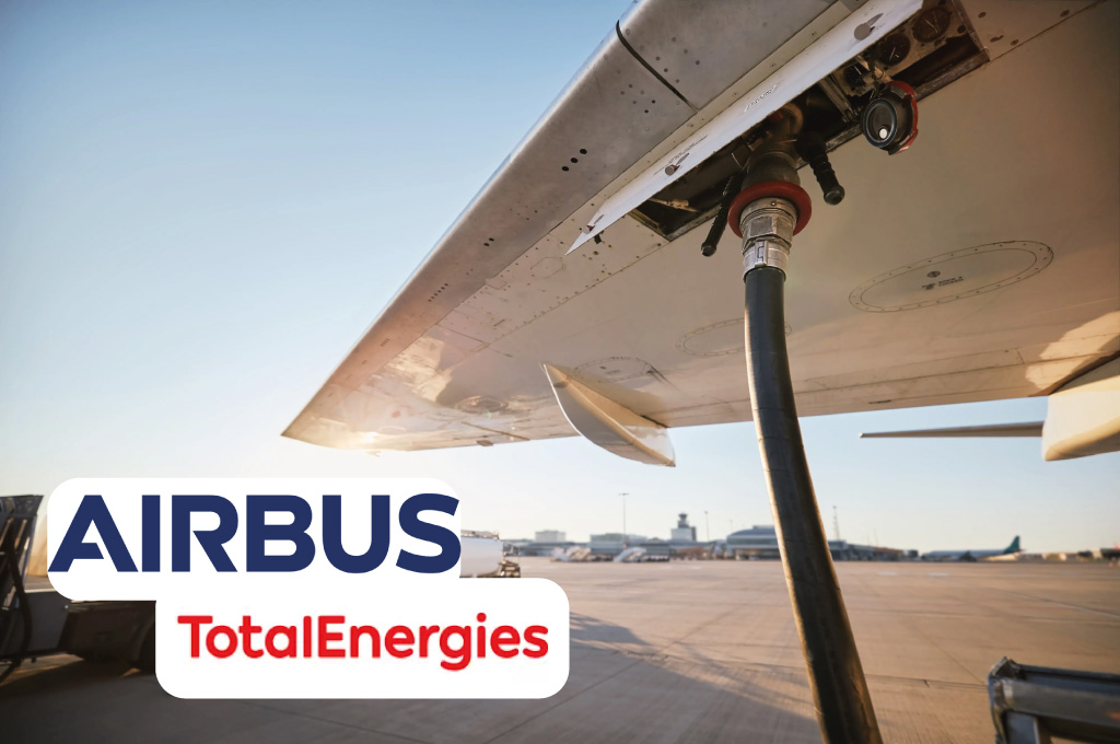 Airbus suma esfuerzos con TotalEnergies para descarbonización de la aviación