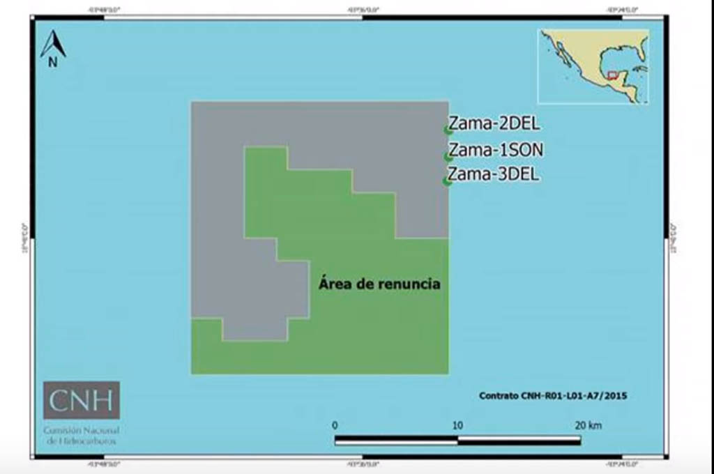 CNH aprueba devolución del 50% de bloque adjudicado en Ronda 1.1