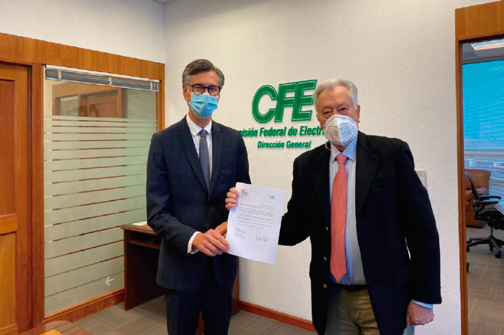 CFE y Francia establecen acuerdo para desarrollo de energía geotérmica