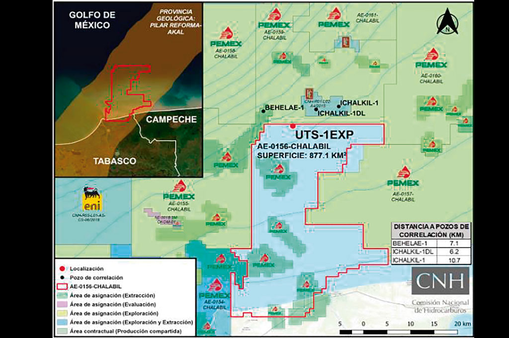 Aprueban a Pemex perforación de pozo UTS-1EXP en aguas someras