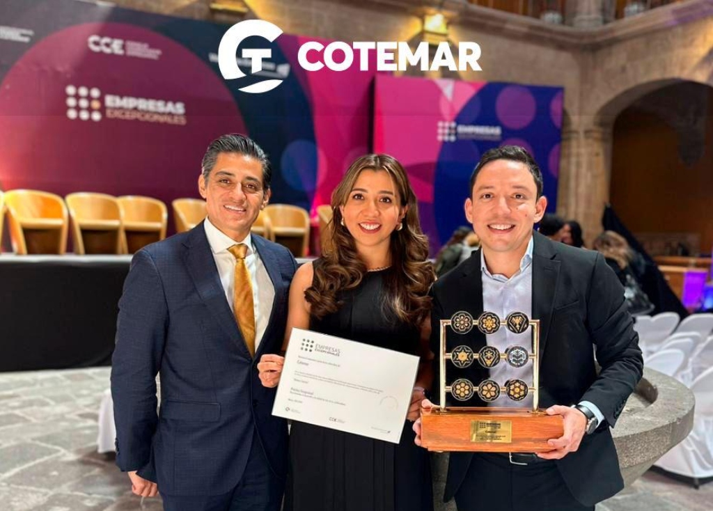 Entregan a Cotemar reconocimiento de ‘Empresas Excepcionales 2023’