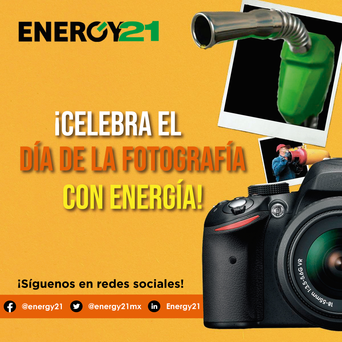 ¡Celebra el Día de la Fotografía con energía!