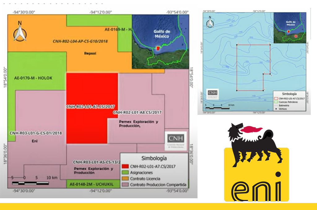 Eni estima invertir de 48 a 53 mdd en bloque licitado en Ronda 2.1