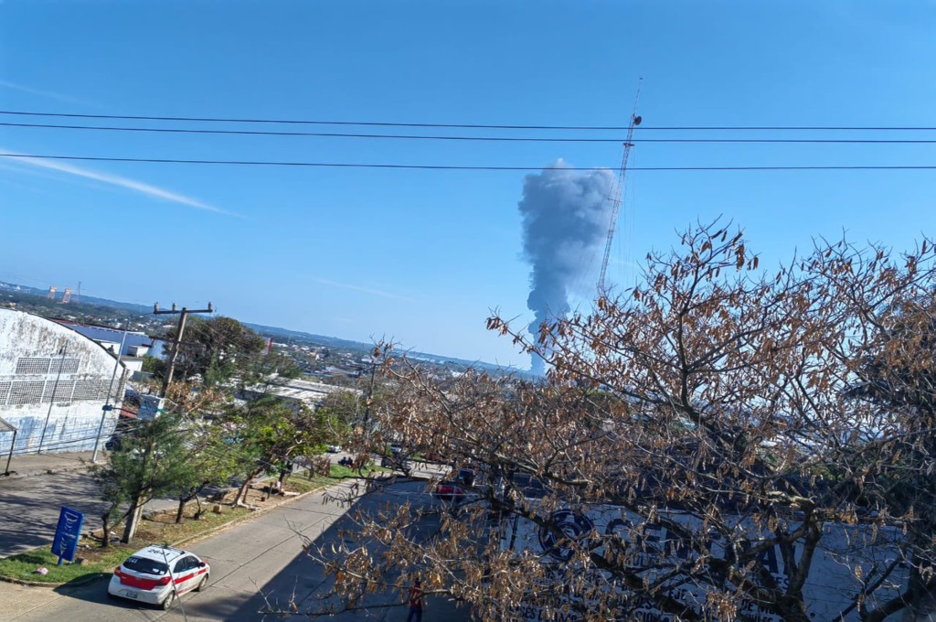 Reportan explosión de ducto de Pemex en Veracruz