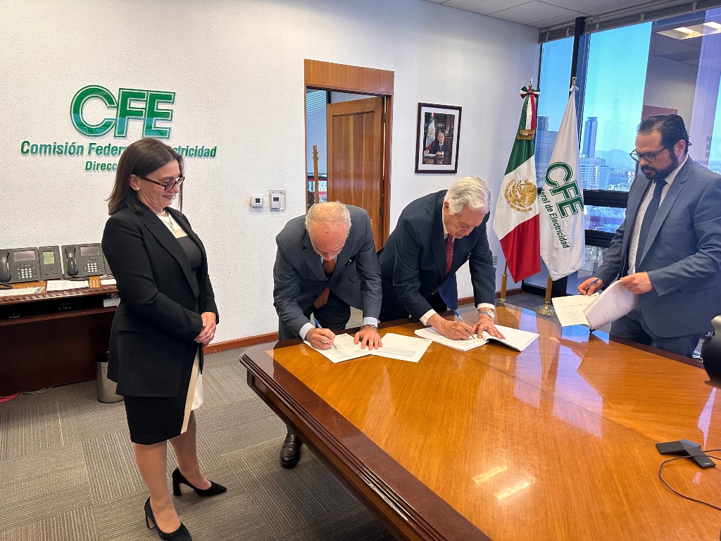 Firman convenio CFE y Energía Mayakan para ampliación de gasoducto en Yucatán