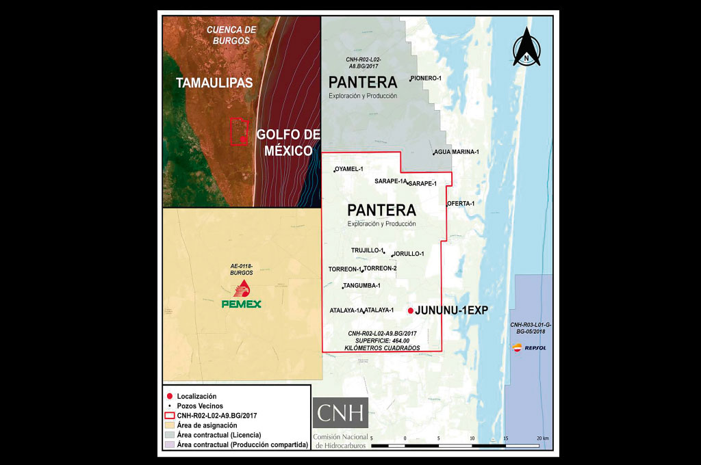 Pantera E&P va por pozo exploratorio terrestre en la Cuenca Burgos