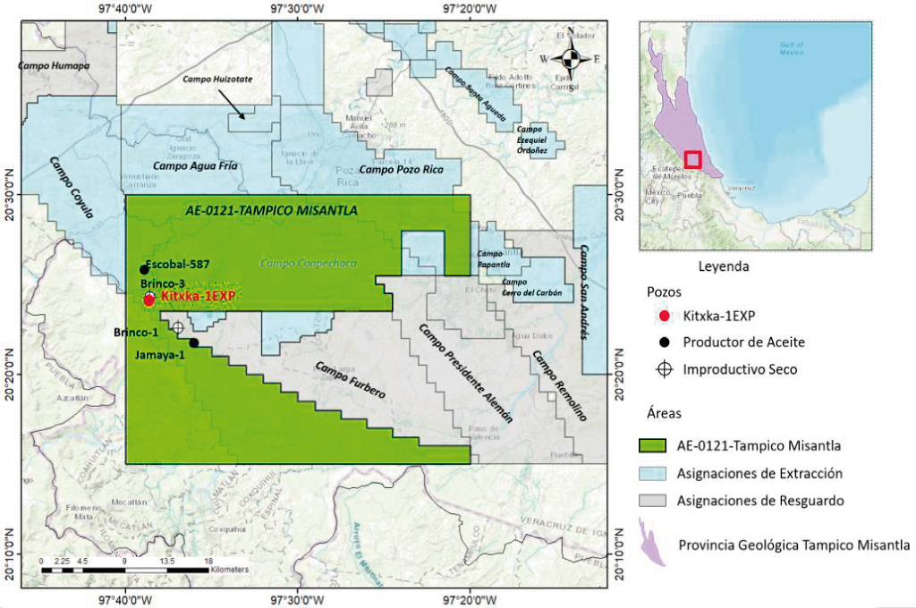 Pemex prevé recuperar 10.4 millones de barriles de crudo en pozo Kitxka-1EXP