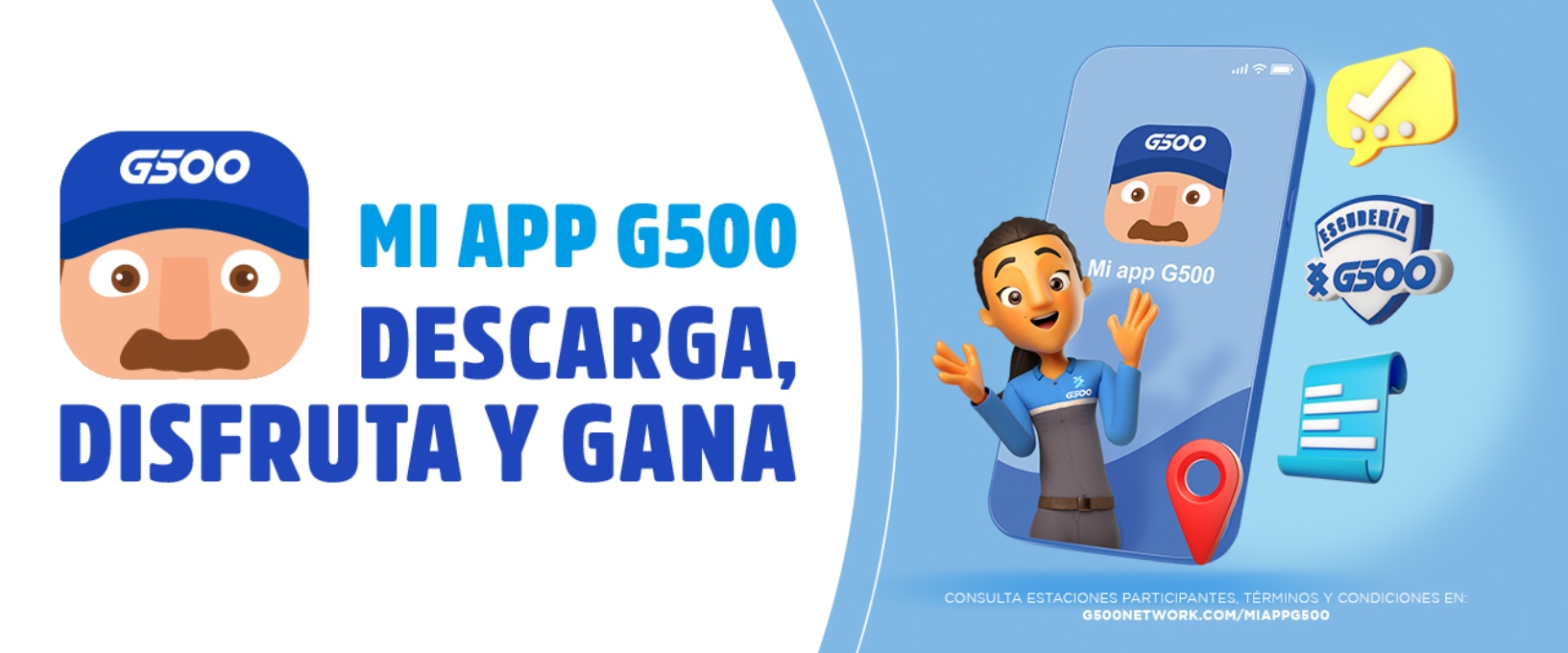 De las estaciones de servicio a la palma de tu mano; G500 lanza su aplicación digital