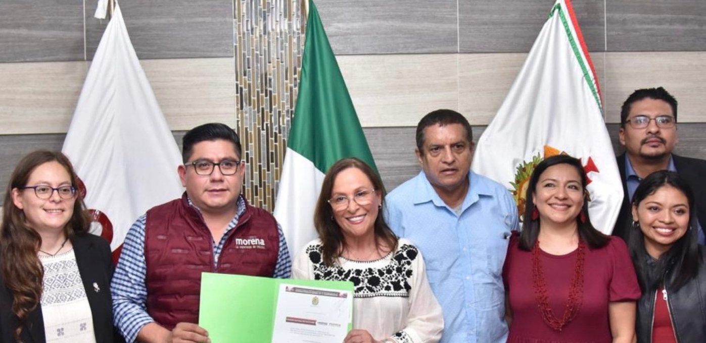 ¡Con un pie fuera! Nahle se registra con Morena para gubernatura de Veracruz