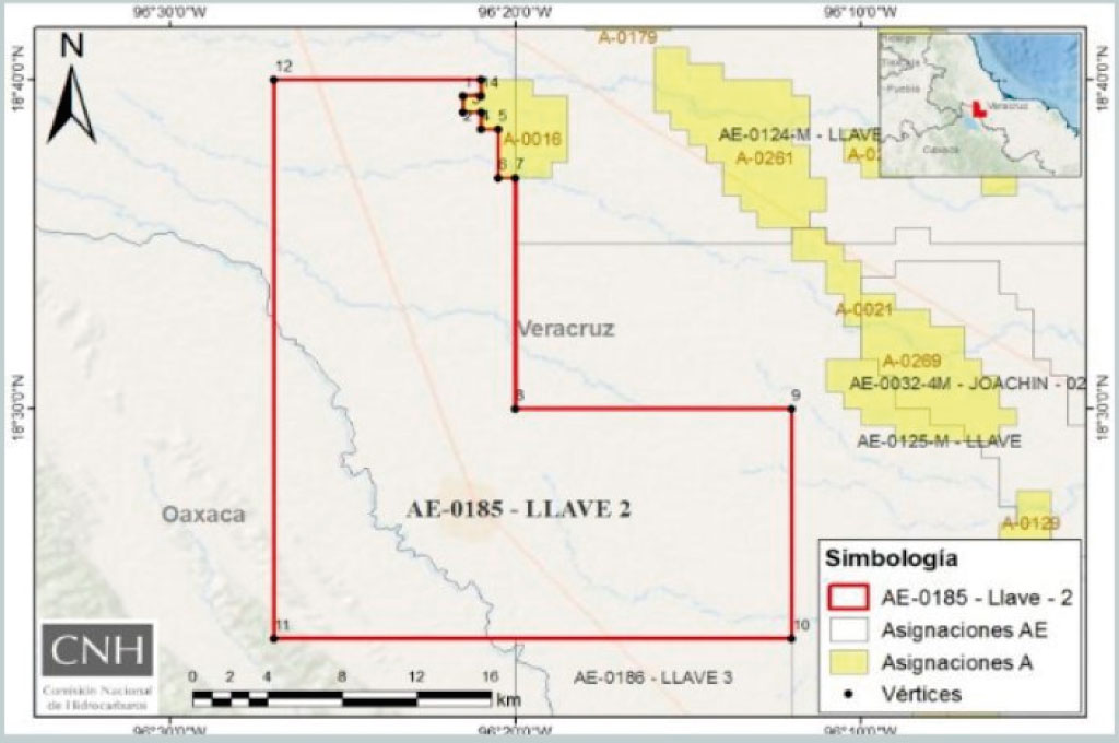 Hasta 103 mdd invertirá Pemex en la asignación AE-0185-Llave 2