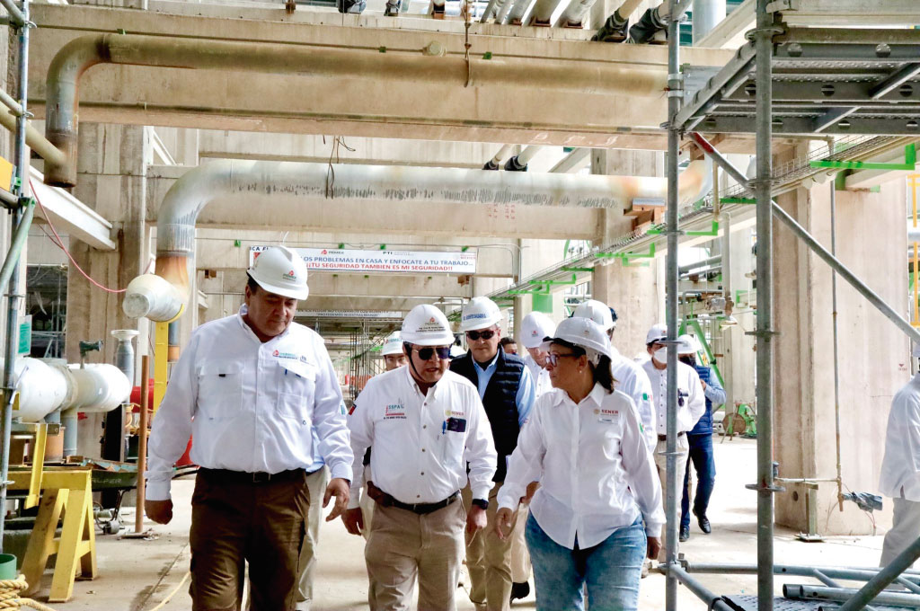 Supervisa Sener construcción de planta coquizadora en Tula