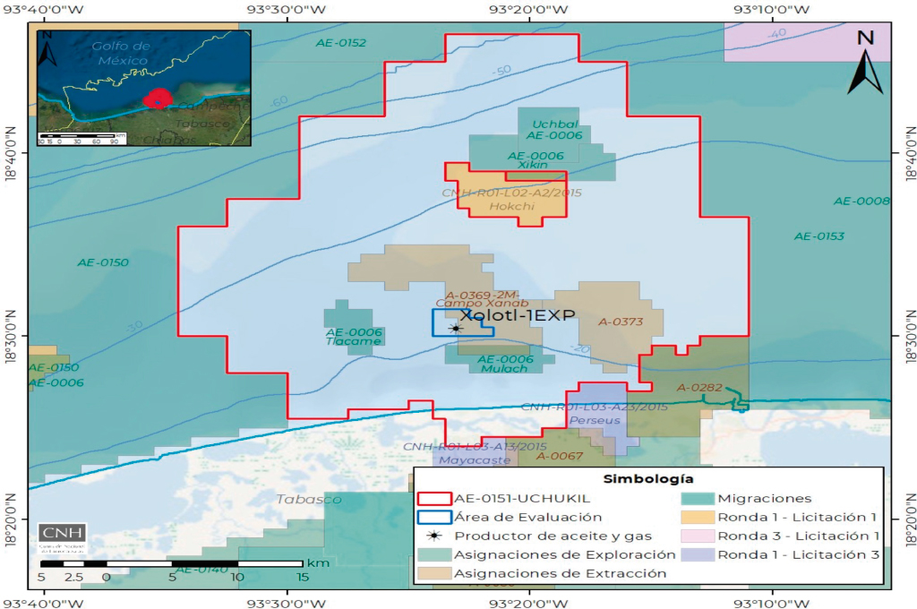 Pemex reubicará pozo Xolotl-2DEL con dos nuevas trayectorias