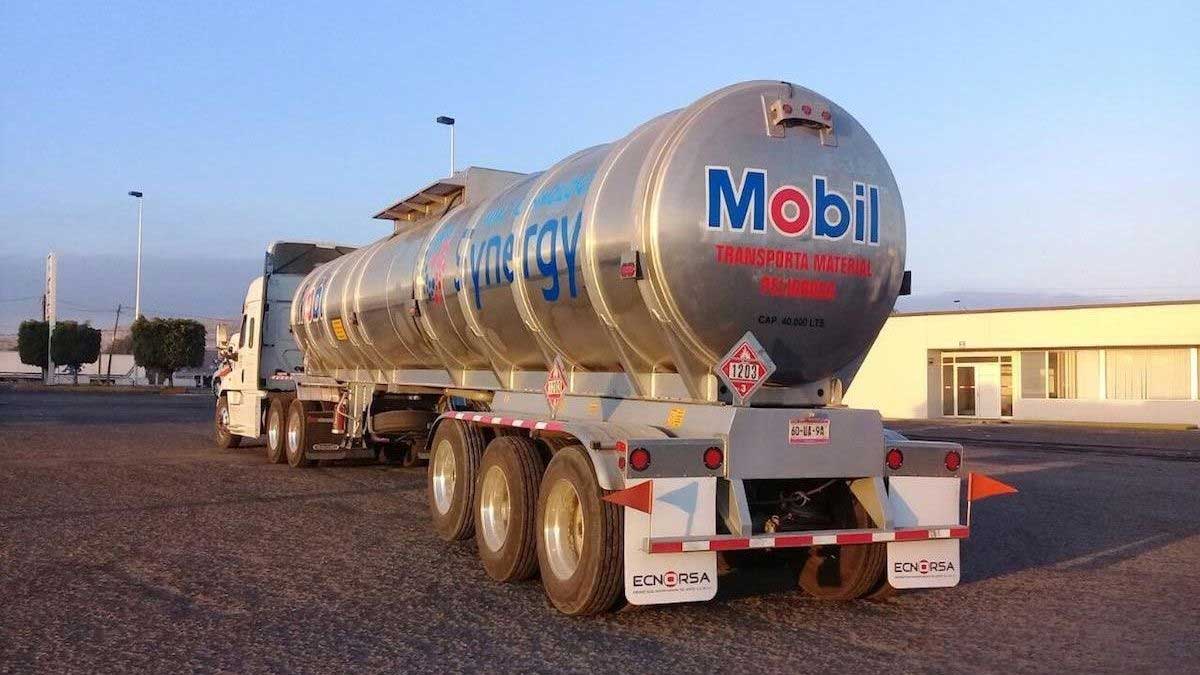 La ruta del diesel de ExxonMobil en México