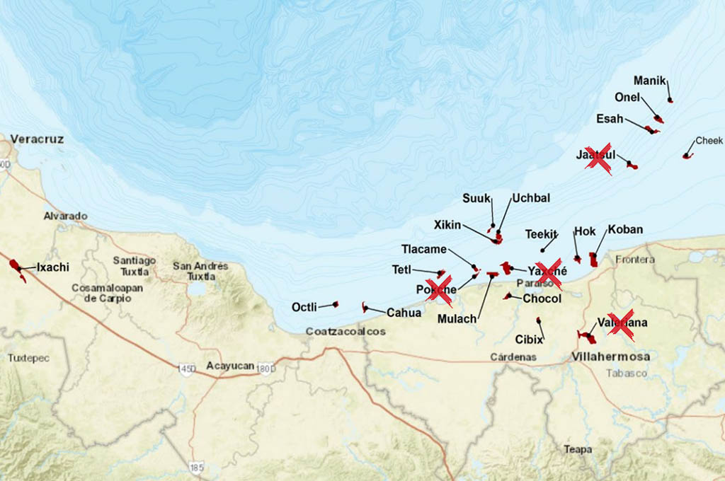 Estrategia de Pemex se reduce a 17 campos prioritarios