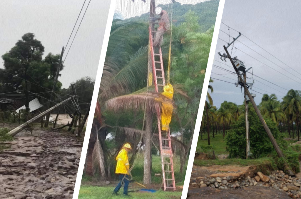 CFE restablece el 96% del servicio eléctrico en Guerrero