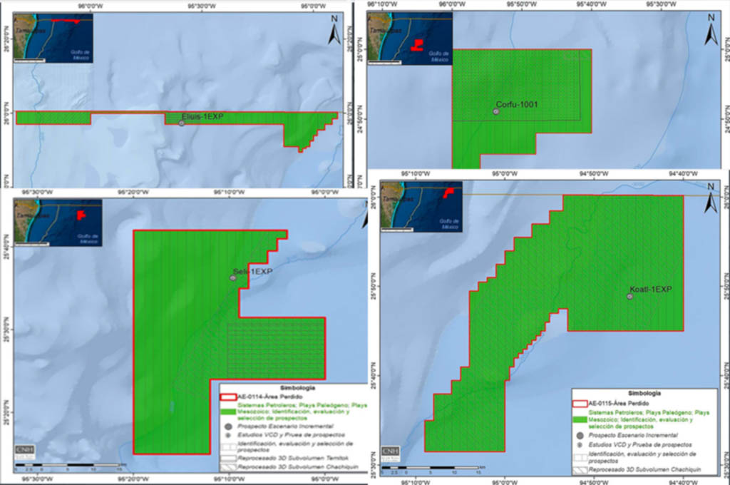 CNH autoriza 7 planes de exploración a Pemex en el Área de Perdido