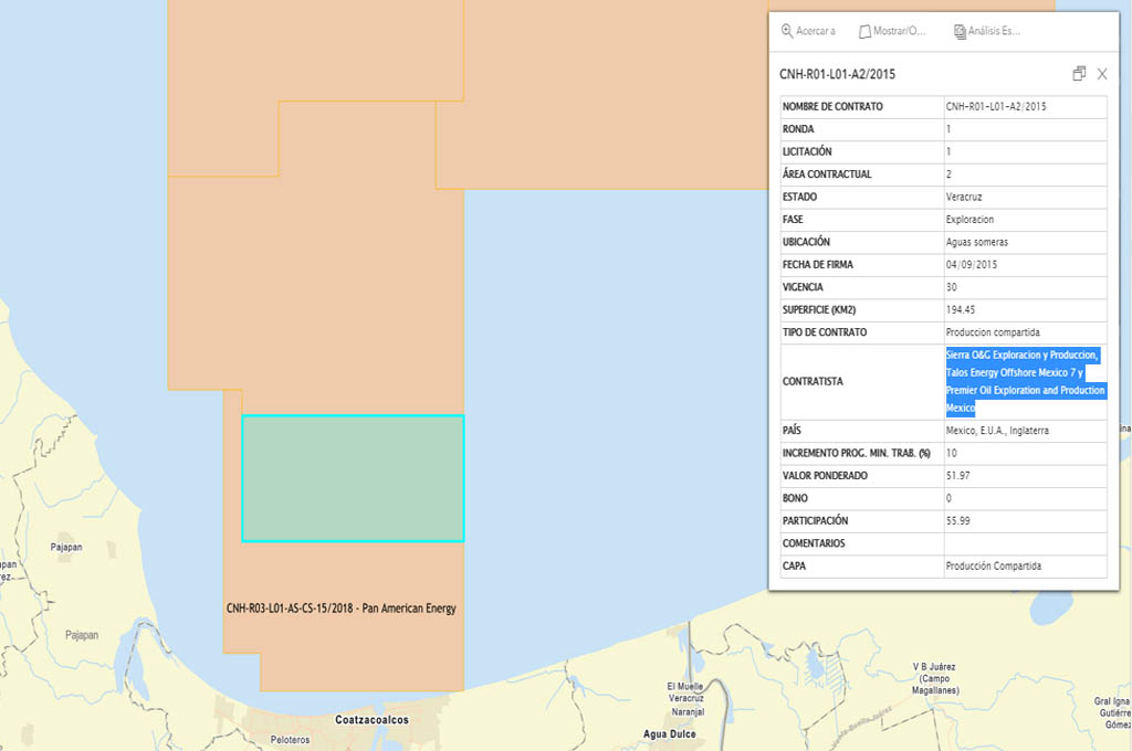 Hokchi Energy renuncia a bloque petrolero adjudicado en Veracruz