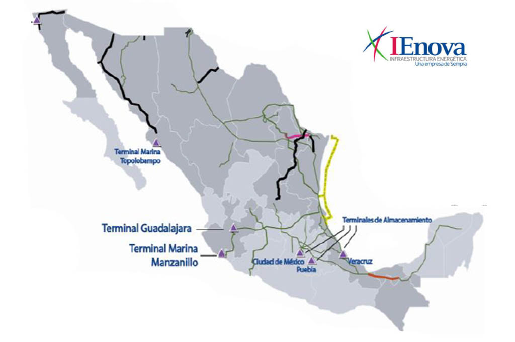 Almacenamiento en México crecerá 25% con terminales de IEnova