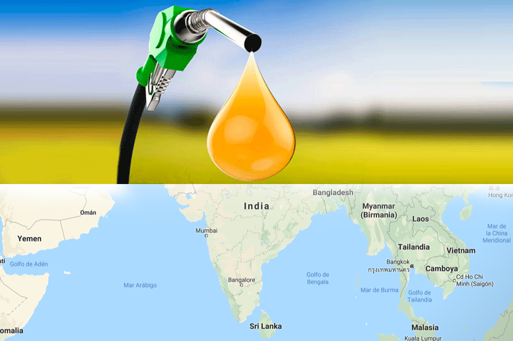 India aprueba el uso de mezclas de bioetanol al 10% en sus gasolinas