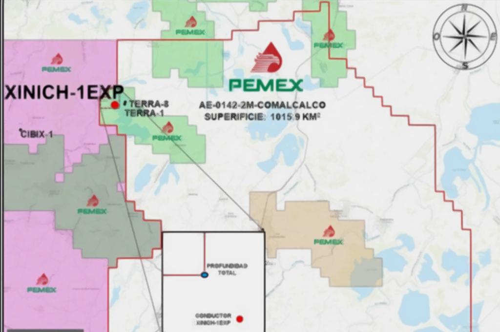 Dan luz verde a Pemex para perforar pozo Xinich-1EXP en Tabasco