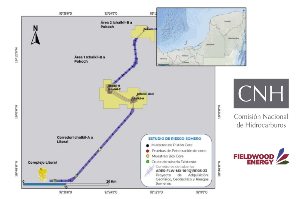 Fieldwood modifica estudios para desarrollo de los campos Pokoch e Ichalkil