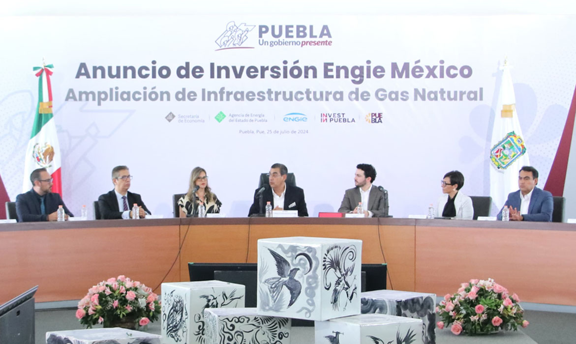 Anuncia ENGIE inversión de 1,195 mdp en Puebla