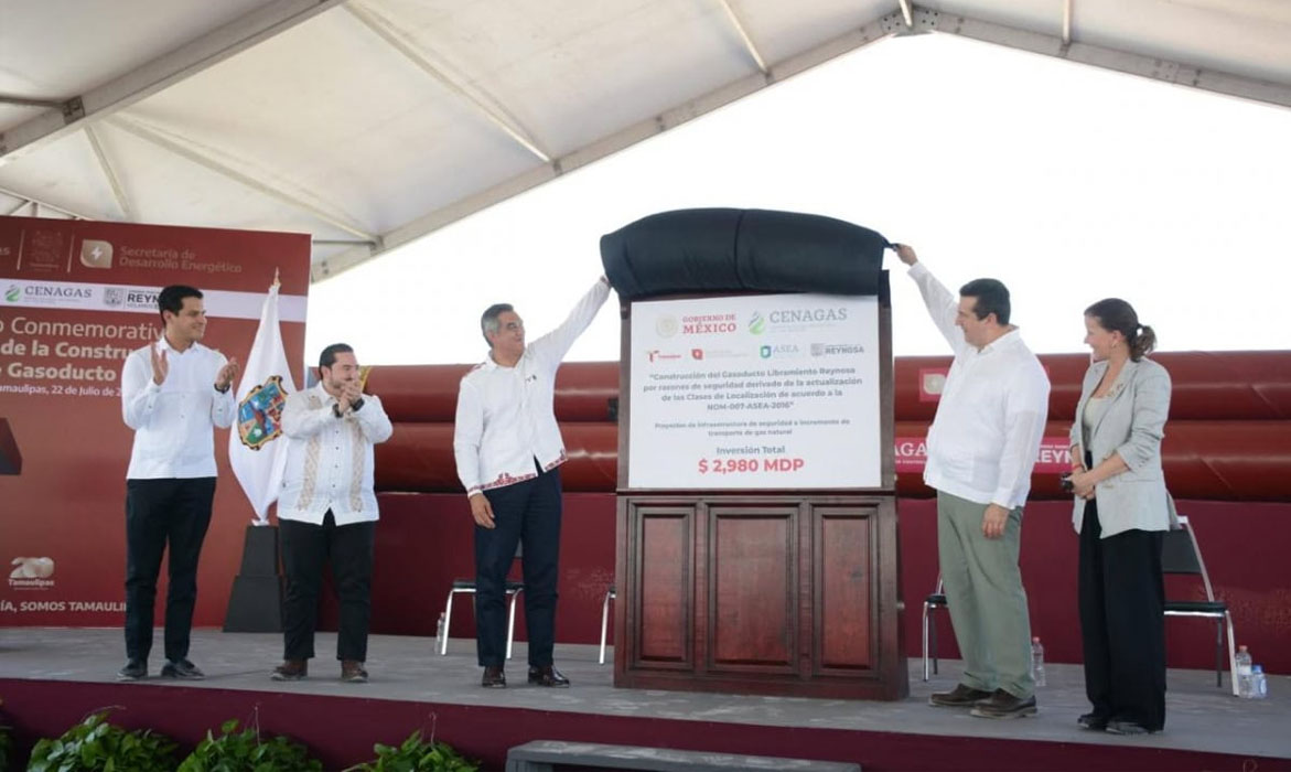 Invierten 3 mil mdp para la construcción de nuevo gasoducto en Reynosa