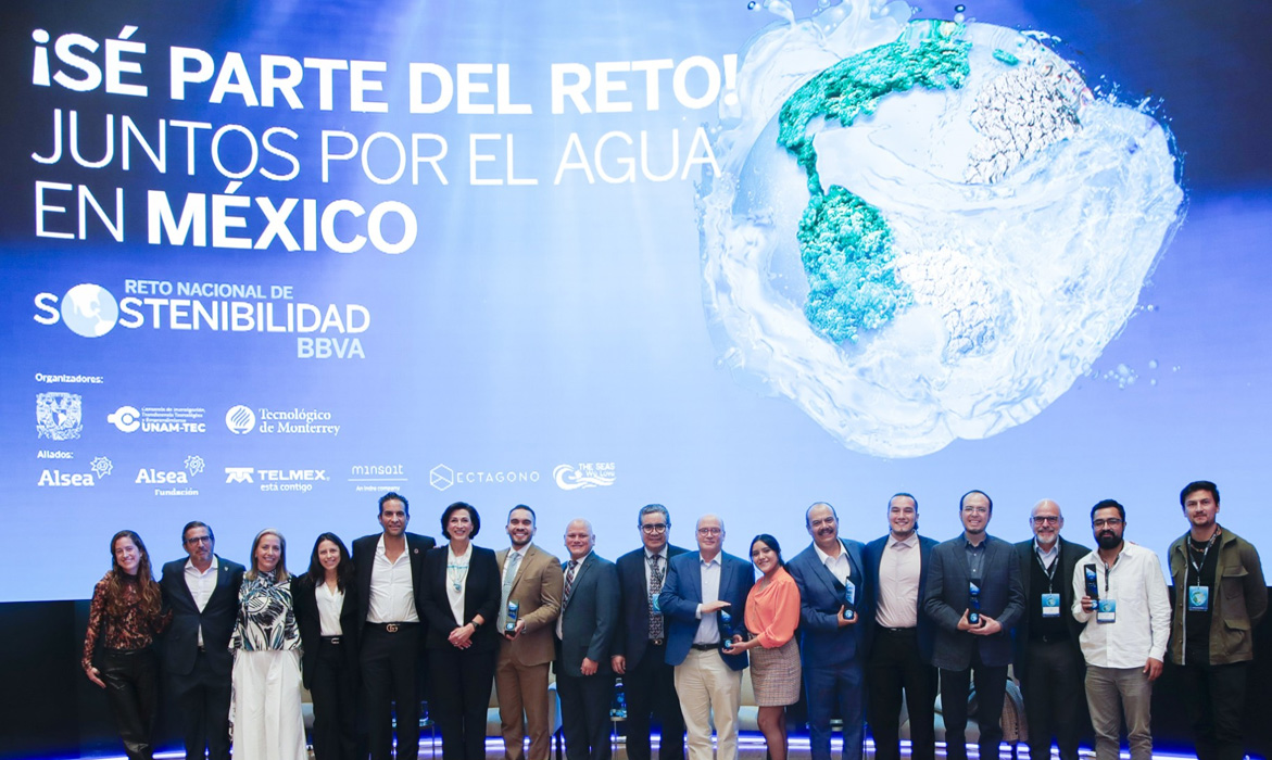 Jóvenes y empresas destacan en el Reto BBVA 2024: “Juntos por el Agua”