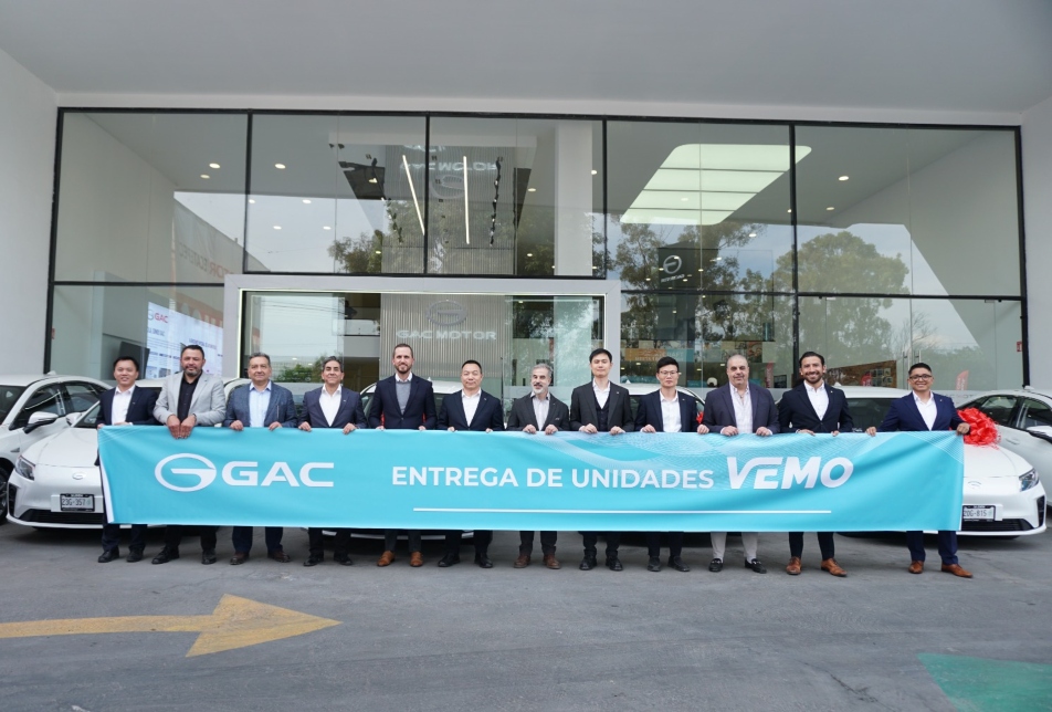 GAC México y VEMO entregan autos eléctricos; buscan acelerar movilidad limpia