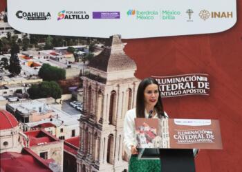Iberdrola inicia proyecto de iluminación en Catedral de Saltillo