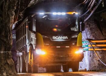 Camiones de Scania en minería generan ahorros de combustible