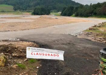 PROFEPA clausura banco de materiales pétreos en Edoméx