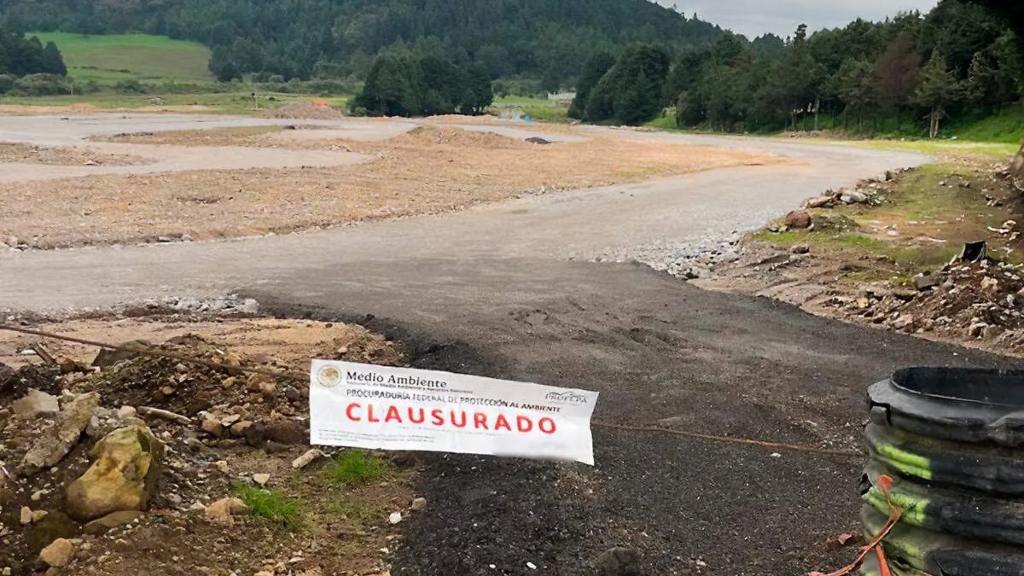 PROFEPA clausura banco de materiales pétreos en Edoméx