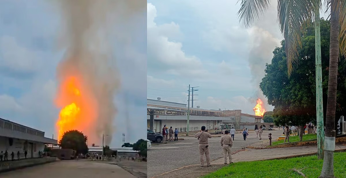 Cinco militares lesionados tras explosión en ducto de PEMEX en Chiapas
