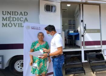 PEMEX despliega unidades de salud en estados afectados por lluvias