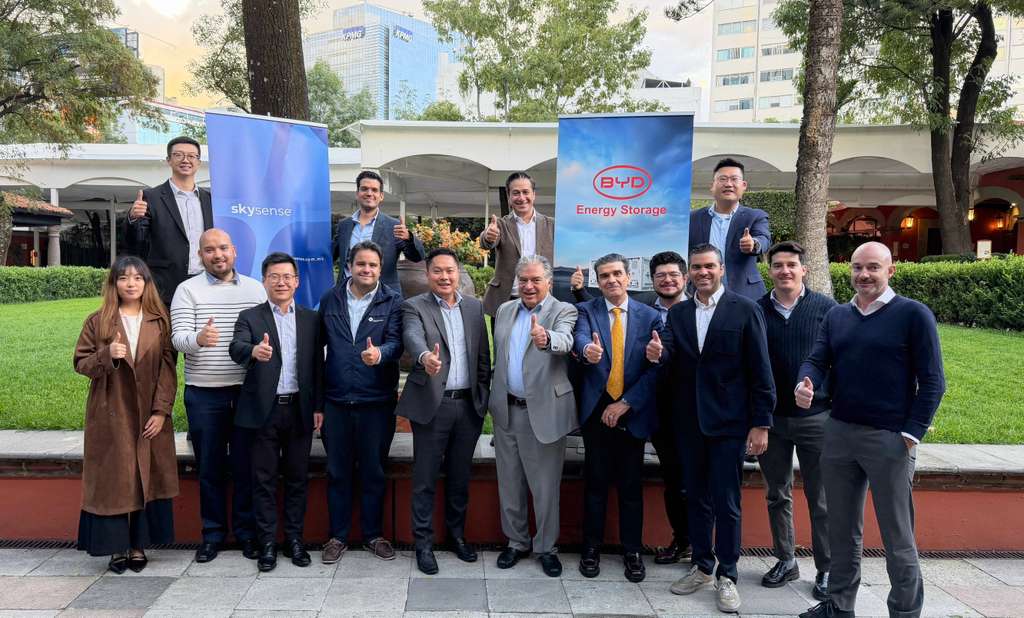 BYD Energy Storage y Skysense suscriben alianza para México y América Latina