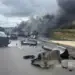Explosión de pipa de diésel paraliza la autopista México–Puebla Explosión de pipa de diésel paraliza la autopista México–Puebla