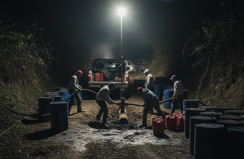 Aseguran más de 82 mil litros de combustible ilícito en Puebla Aseguran más de 82 mil litros de combustible ilícito en Puebla