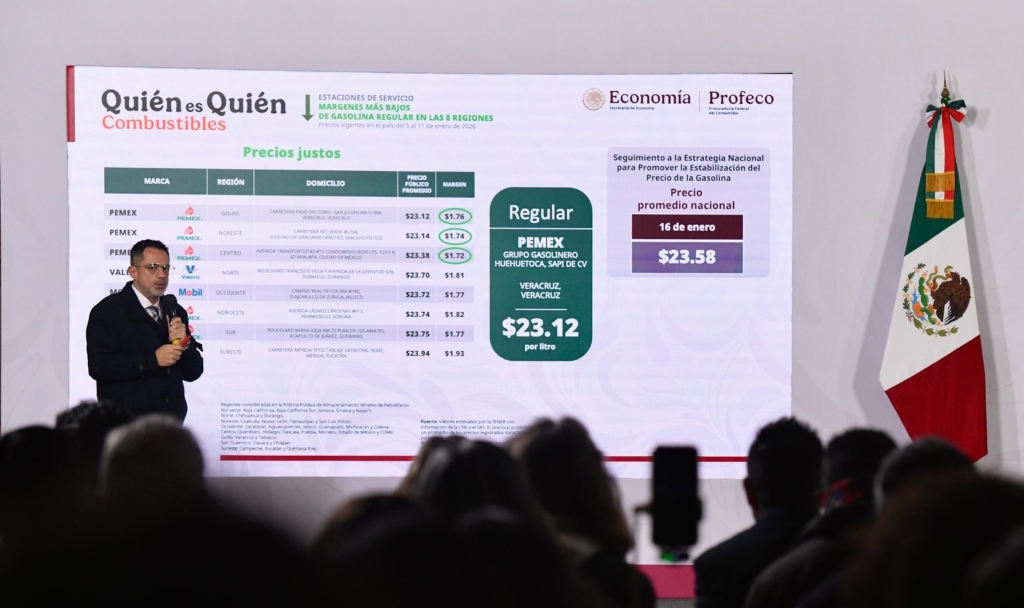 PROFECO pide seguir usando mapa virtual de gasolineras