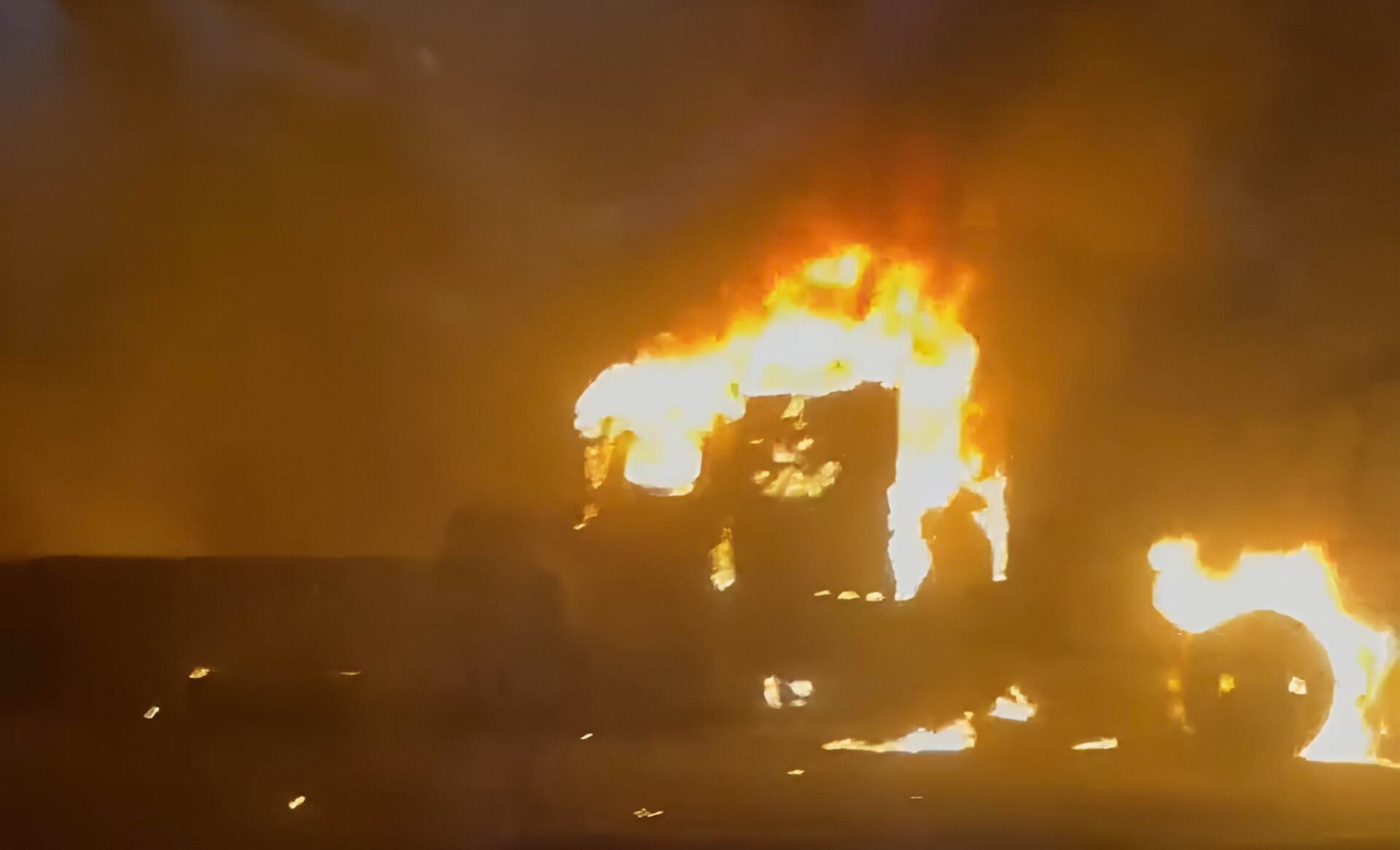 Explota pipa de gas en carretera México-Querétaro