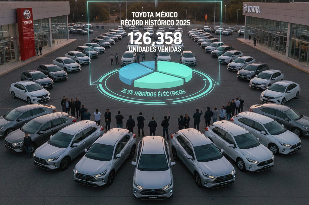 Toyota consolida su ruta híbrida con récord de ventas en 2025