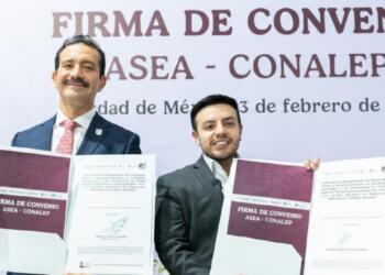 ASEA firma convenio de colaboración con el CONALEP