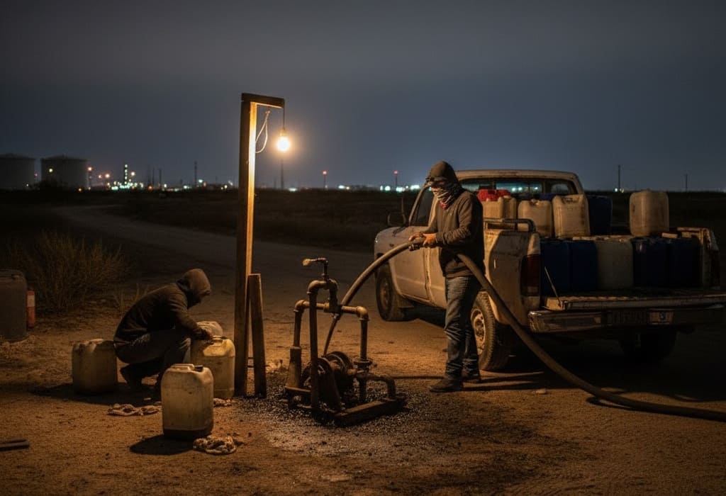 Aseguran más de 10 mil litros de huachicol en Veracruz Aseguran más de 10 mil litros de huachicol en Veracruz
