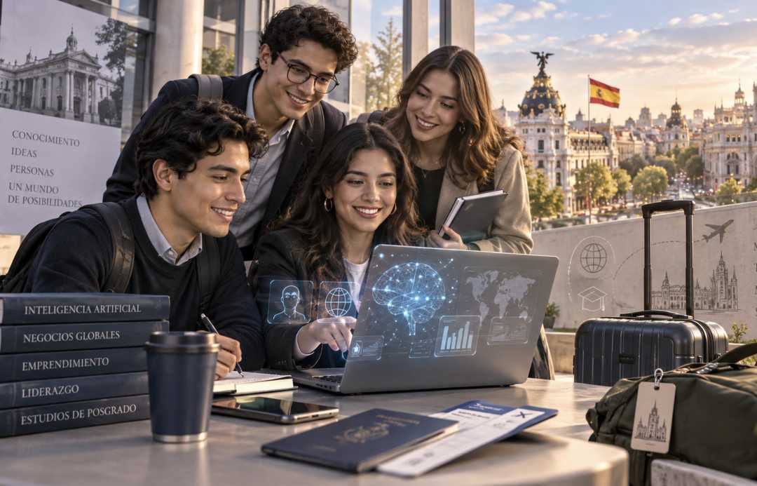 Becas para mexicanos con vuelos, estancia y formación en Madrid