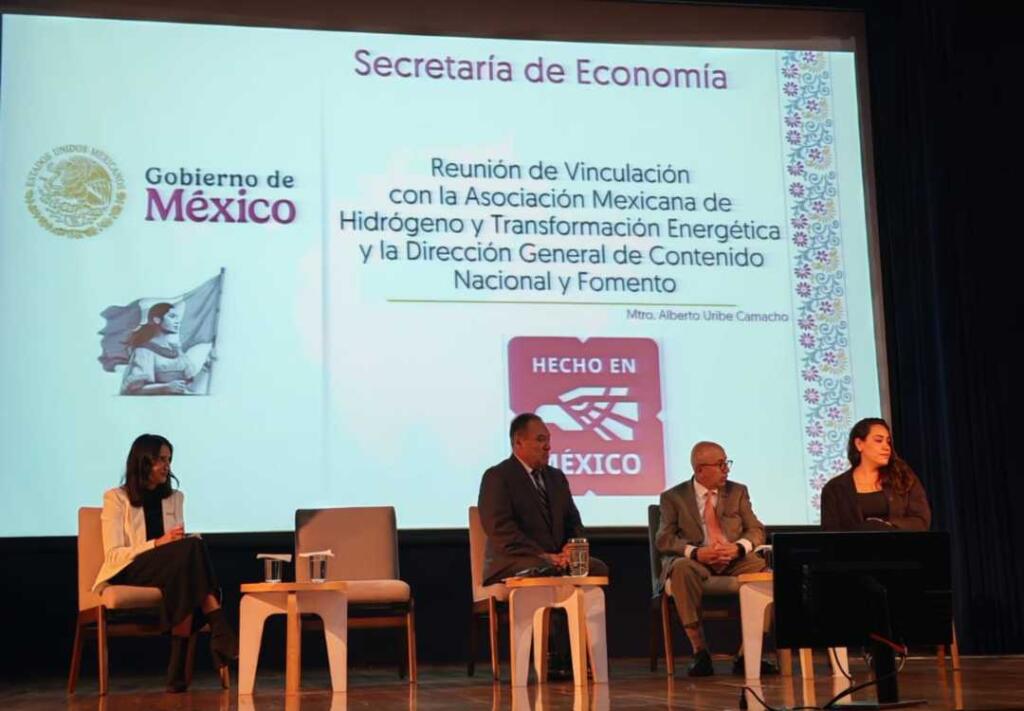 Presentación de proyectos de hidrógeno limpio y tecnologías Power-to-X de H2México ante la Secretaría de Economía.